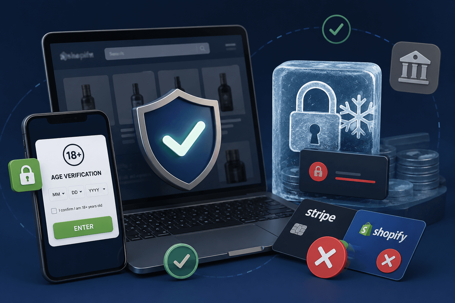 Why Your Stripe and Shopify Accounts Get Frozen (And How to Prevent Bans)